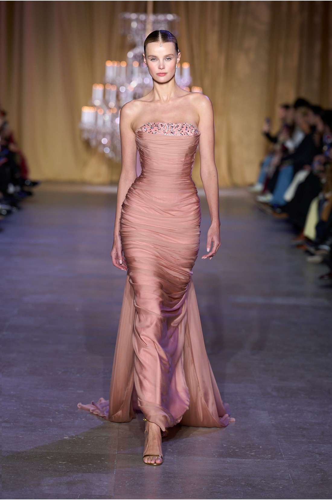 zuhair murad pink dress Couture Spring 2025